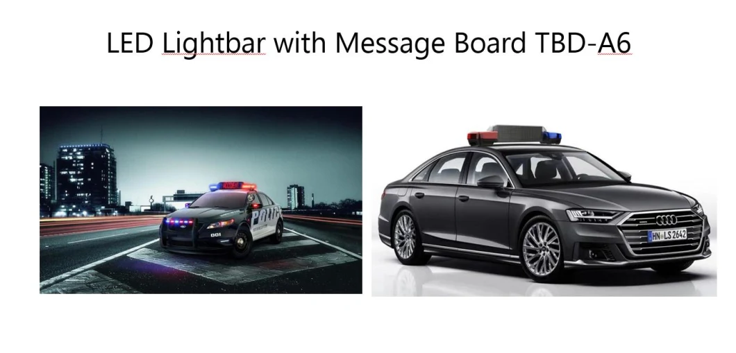 Senken LED Emergency Warning Lightbar with LED Message Sign