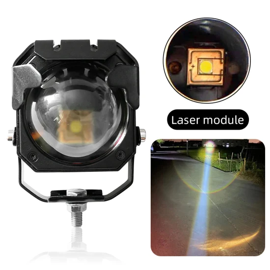 Fari laser a LED per motociclette di camion, fuoristrada a quattro ruote motrici, trattori e macchine edili a lunghissimo raggio