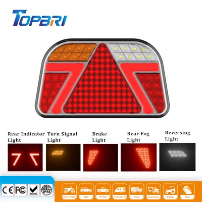 Fanale posteriore targa a LED per rimorchi e camion