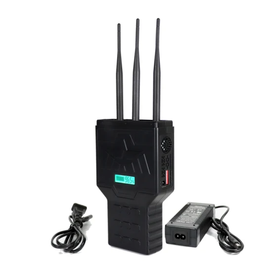 Emittente di disturbo portatile del segnale Wi-Fi Bluetooth a 3 bande da 40 metri ad alta potenza da 6 W