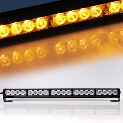 DC12V LED Strobe Illuminazione di emergenza Veicolo Montaggio superficiale Griglia Avvertimento Ambulanza Teste di luce stroboscopica Indicatori di direzione per camion per auto