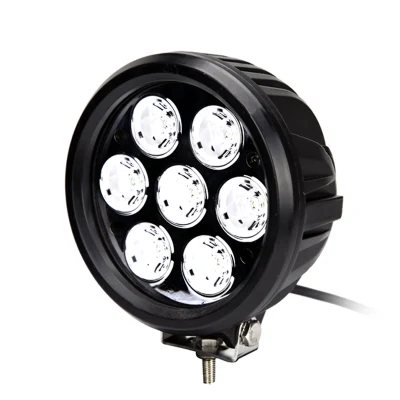 Faro di guida LED con fascio spot da 7 pollici 70W 12V 24V per camion SUV ATV