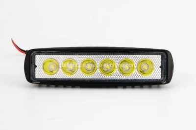 Barra per auto facile da installare Barra per camion fuoristrada impermeabile IP68 Lampada da lavoro a LED sottile da 18 W per auto