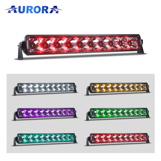 Nuova barra luminosa LED RGB con controllo APP e molteplici cambi di colore per Jeep