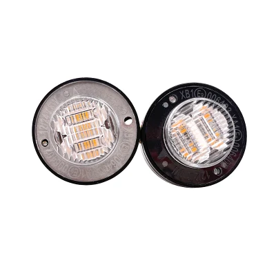 Luce LED a scomparsa 10-30 V CC con certificato R65, Luci stroboscopiche a LED a scomparsa, Modalità lampeggianti, Griglia di segnalazione pericolo, Luce di sicurezza per auto, camion, veicoli